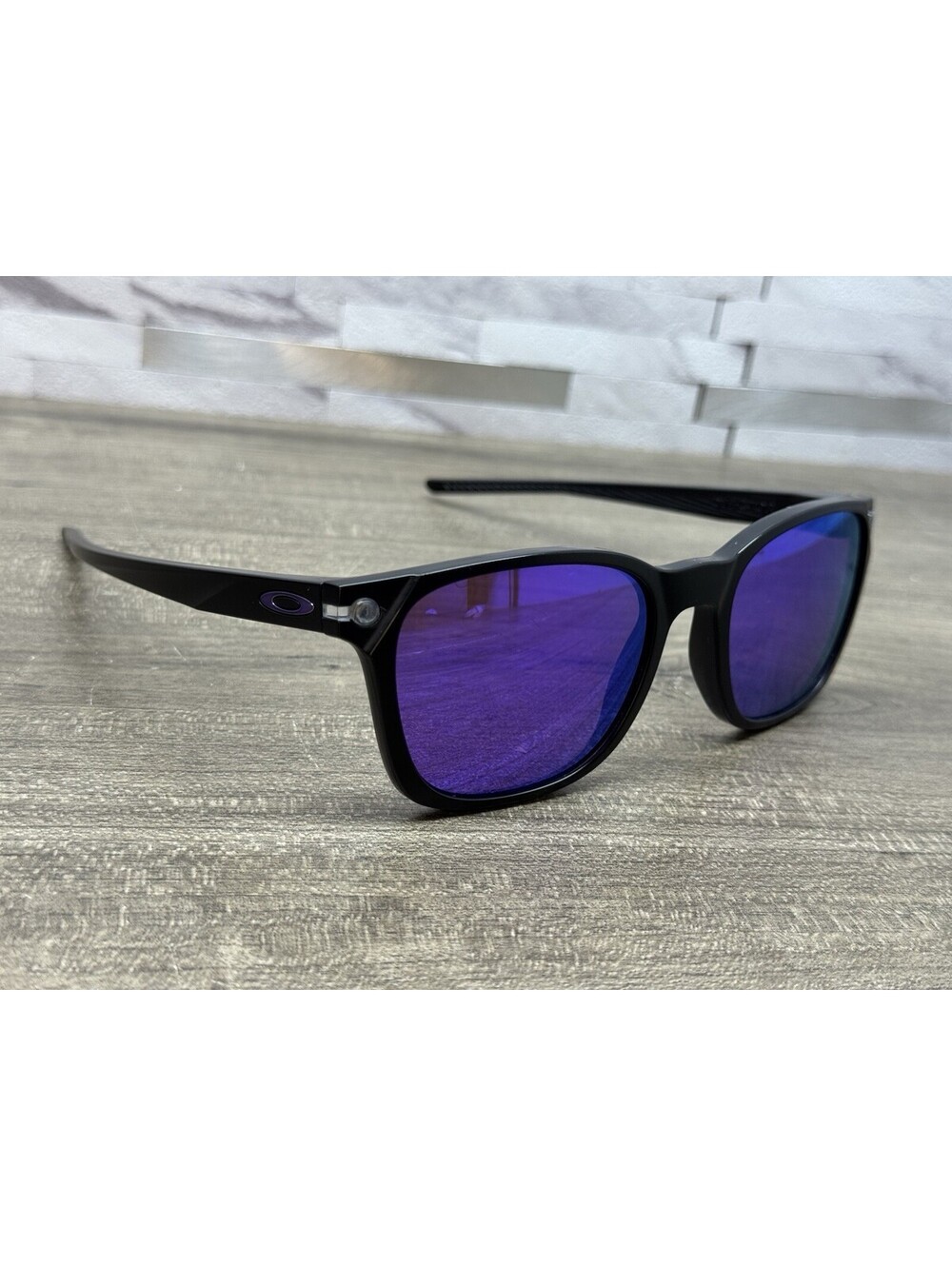Oakley OJECTOR 9018-0355 Sunglasses Matte Black w/Prizm Violet Iridium **READ**